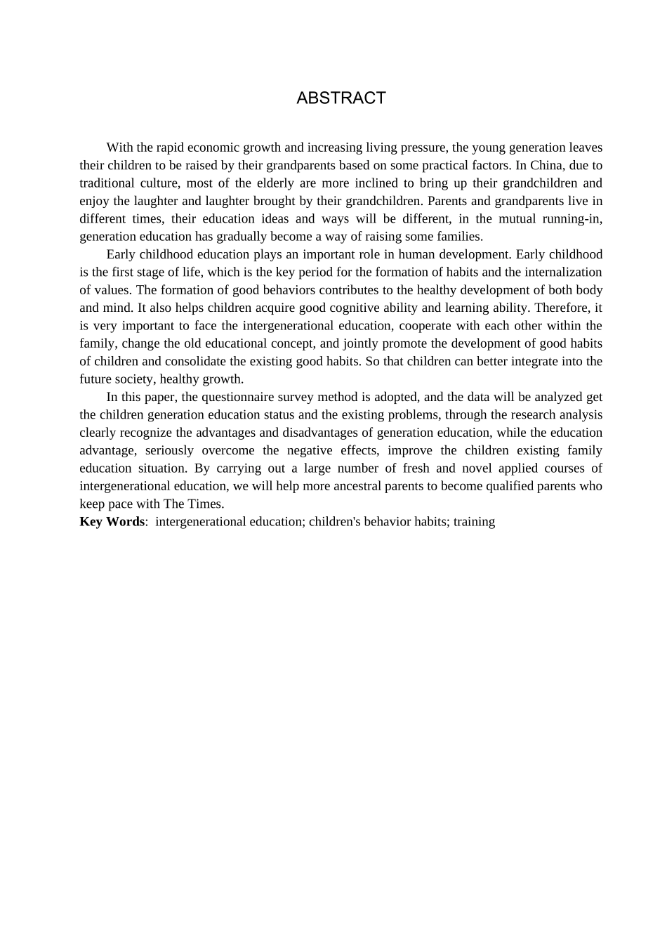 23年WP定稿__学前教育_隔代教育对幼儿行为习惯的培养研究.docx_第3页