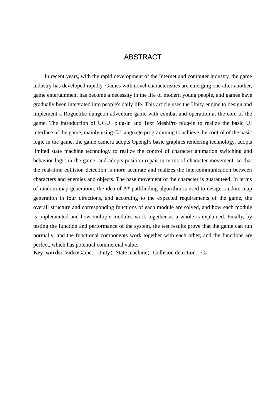 23年WP定稿_计算机科学与技术_基于Unity的Roguelike像素地牢探险游戏设计与开发 .docx_第3页