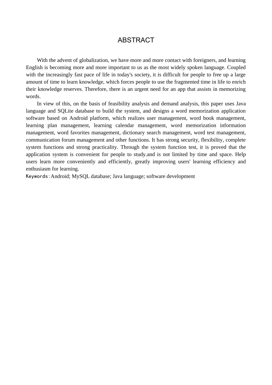 23年WP定稿-计算机科学与技术-基于Android的我要背单词APP的设计与实现.docx_第3页