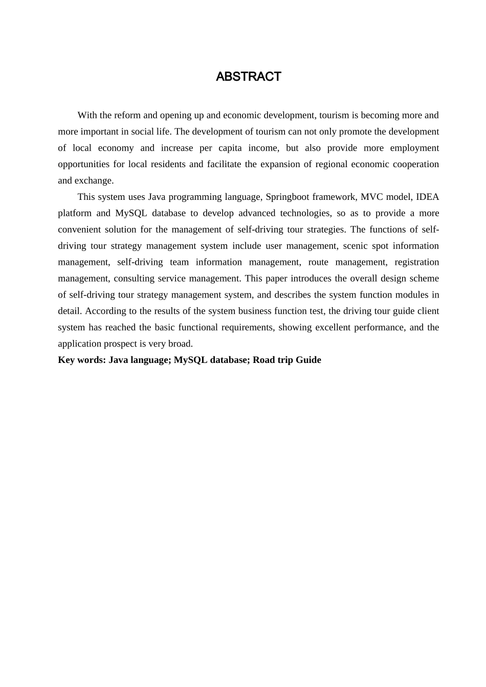 23年WP定稿_-计算机科学与技术-基于Springboot的自驾游攻略管理系统的设计与实现.docx_第4页