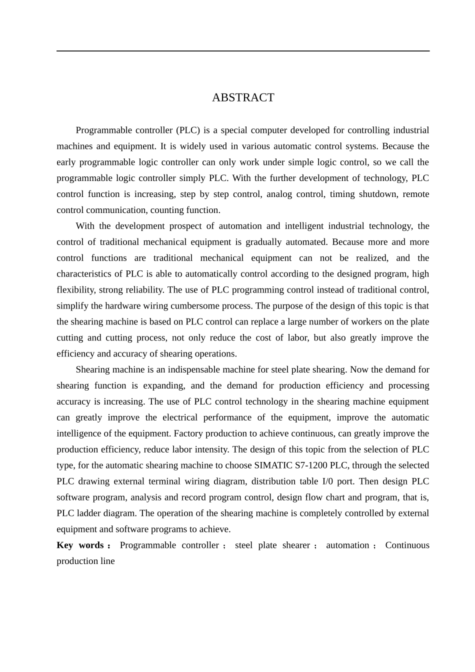 23年WP定稿__电气工程及其自动化_基于PLC的自动剪板机设计 .docx_第3页