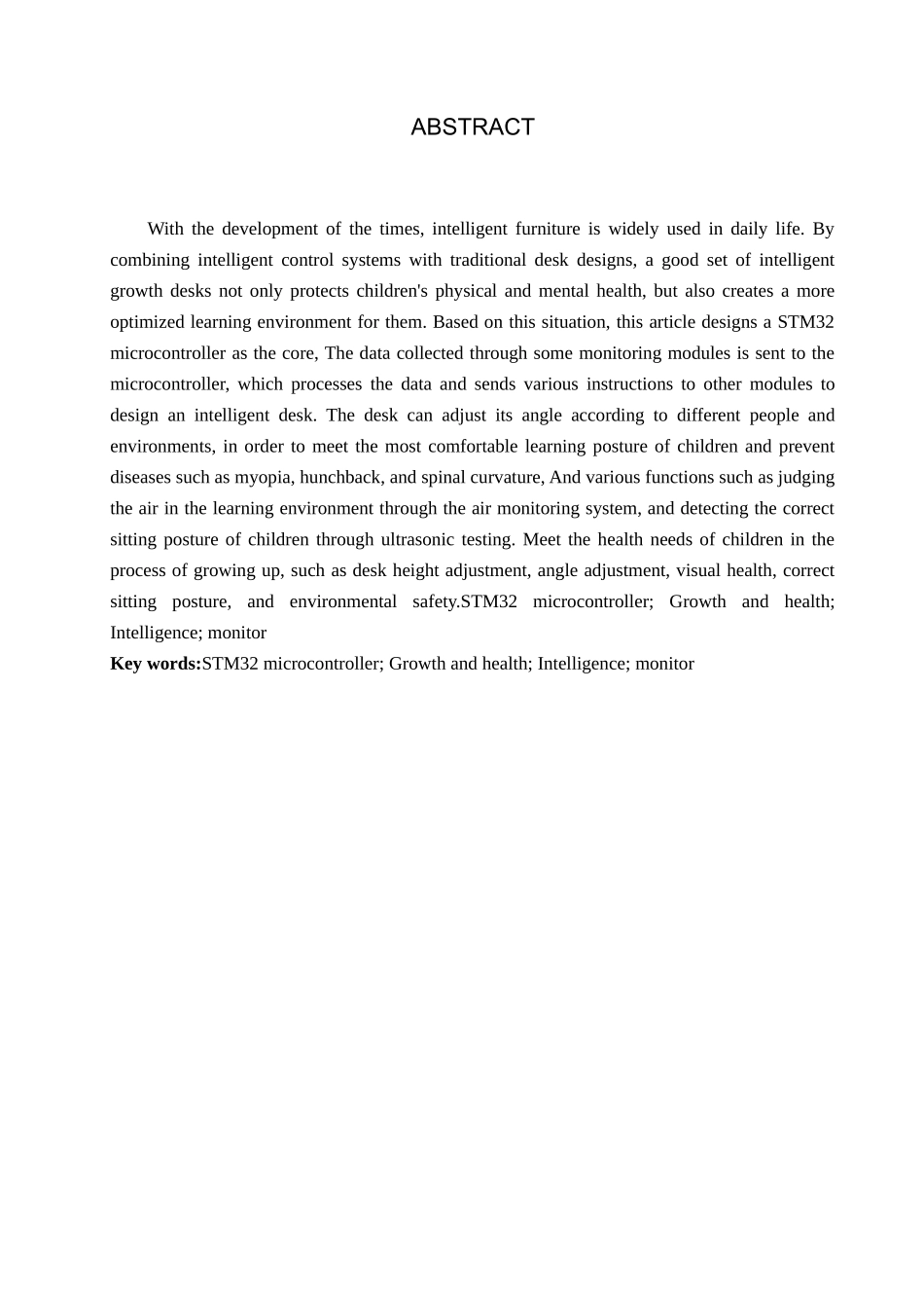 23年WP定稿__电气工程及其自动化_基于STM32智能书桌设计.docx_第3页