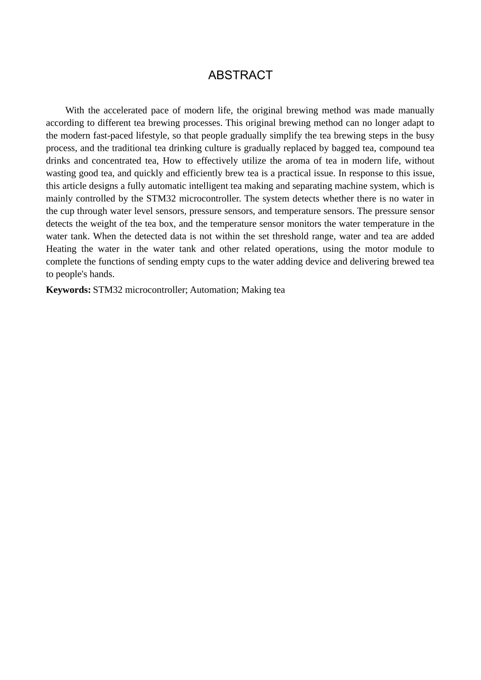 23年WP定稿__电气工程及其自动化_全自动智能泡茶、分茶机设计.docx_第3页