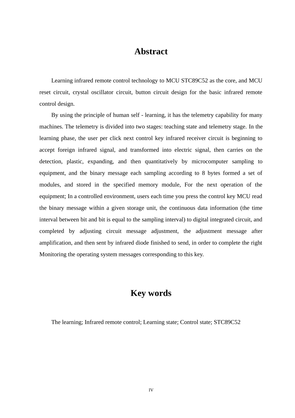 22年已降重 基于单片机的红外遥控器设计.docx_第4页