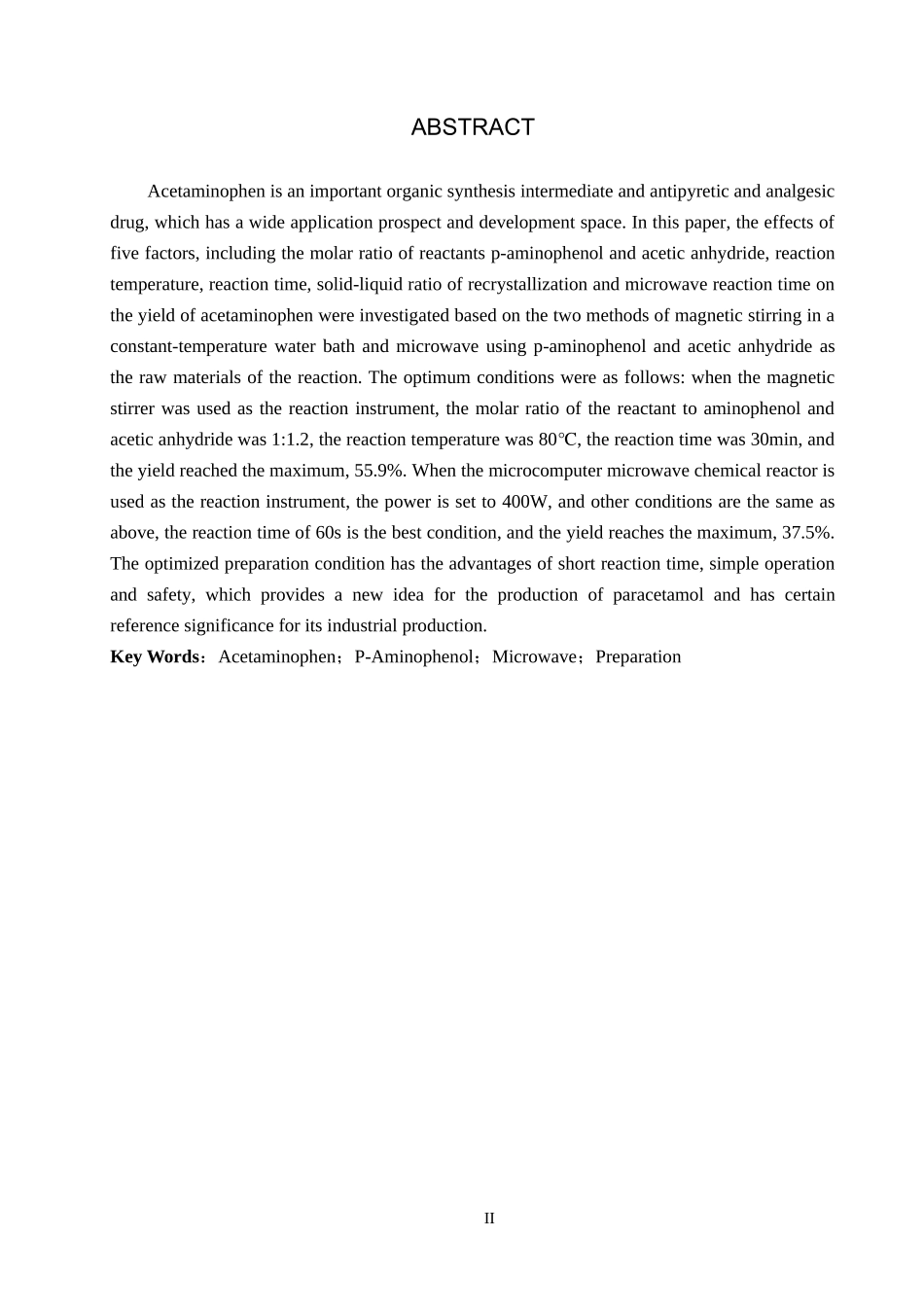24年高质量-化学_对乙酰氨基酚的制备及其实验条件的探究.docx_第3页