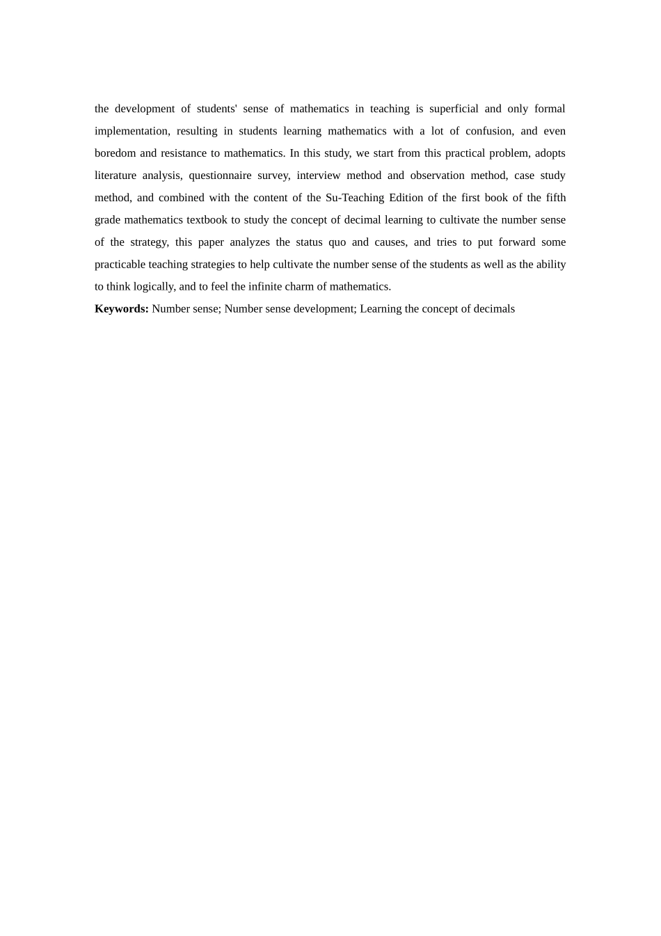 五年级学生小数概念学习中数感的培养策略研究重22.94%.docx_第4页