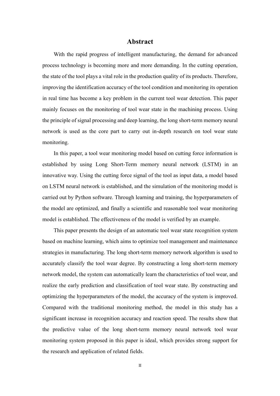 24年查重低智能制造 基于机器学习的刀具磨损状态自动识别系统设计-最终稿正文.pdf_第4页