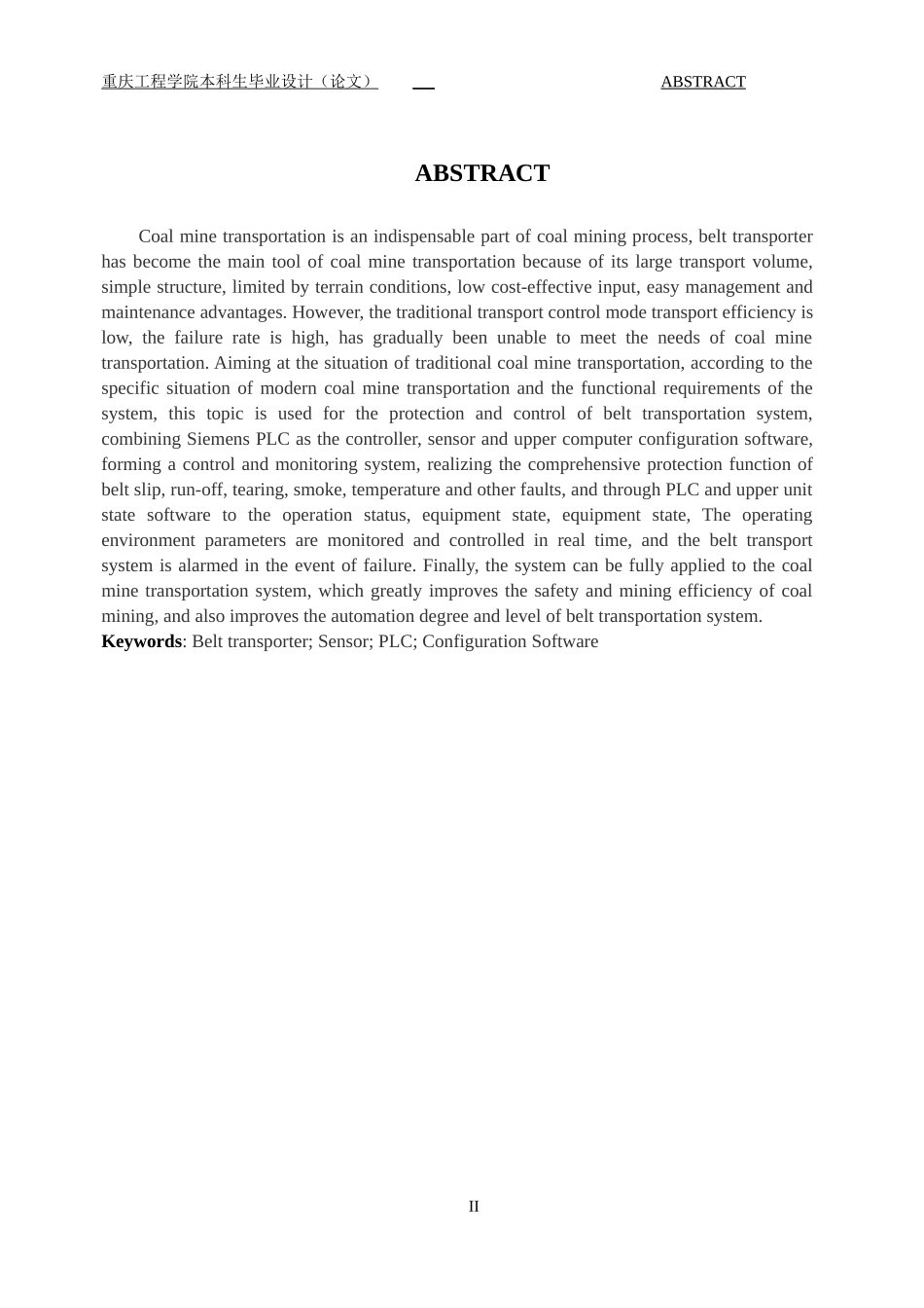 22年维普原文 自动化 基于PLC的煤矿运输控制系统设计 -终稿.docx_第3页